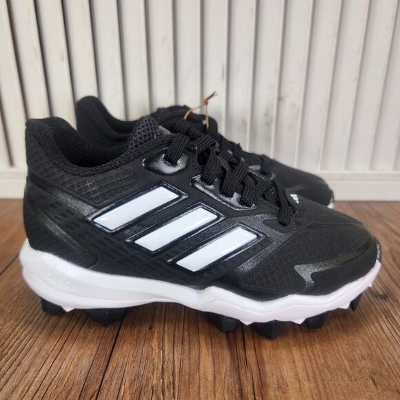 adidas Kids Black and White Athletic Sneakers - Picture 2 of 11